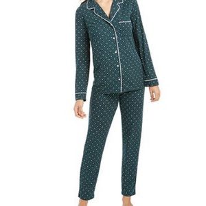 Alfani Super Soft Long-Sleeve  Pajama Set Size S